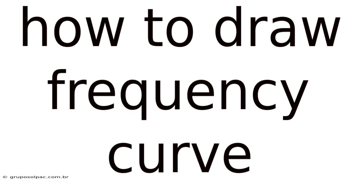 How To Draw Frequency Curve