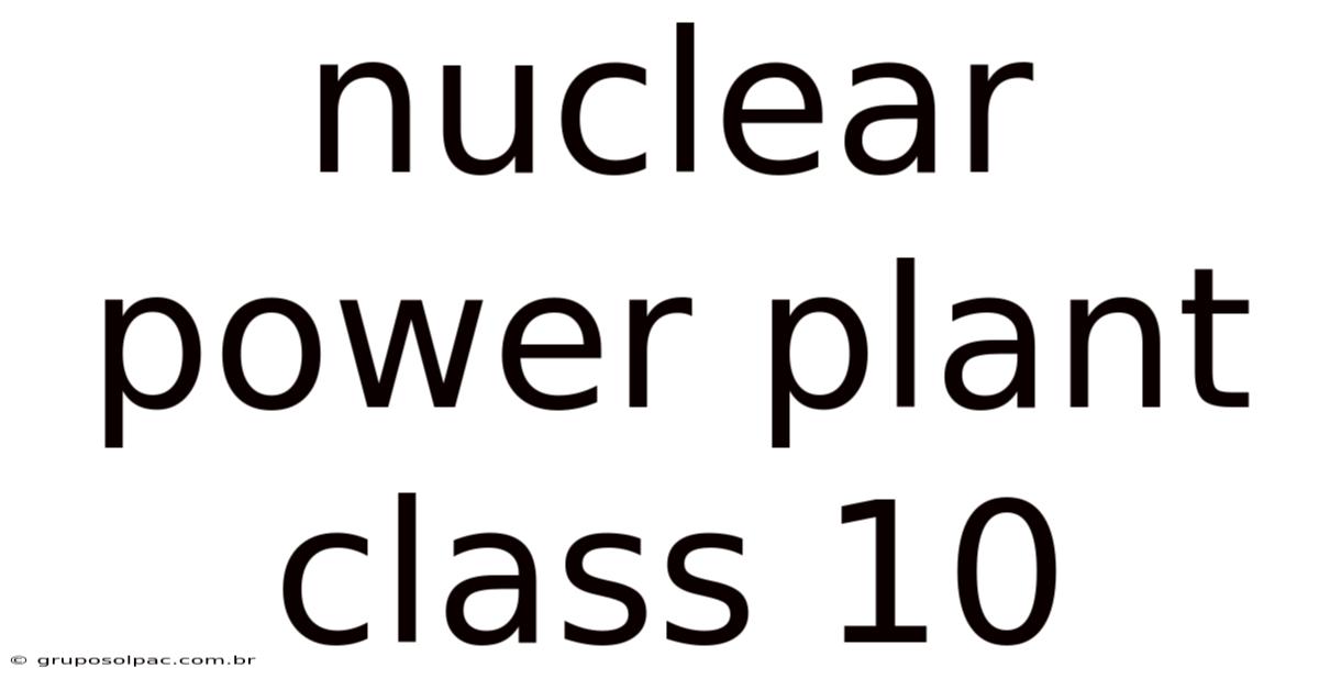 Nuclear Power Plant Class 10