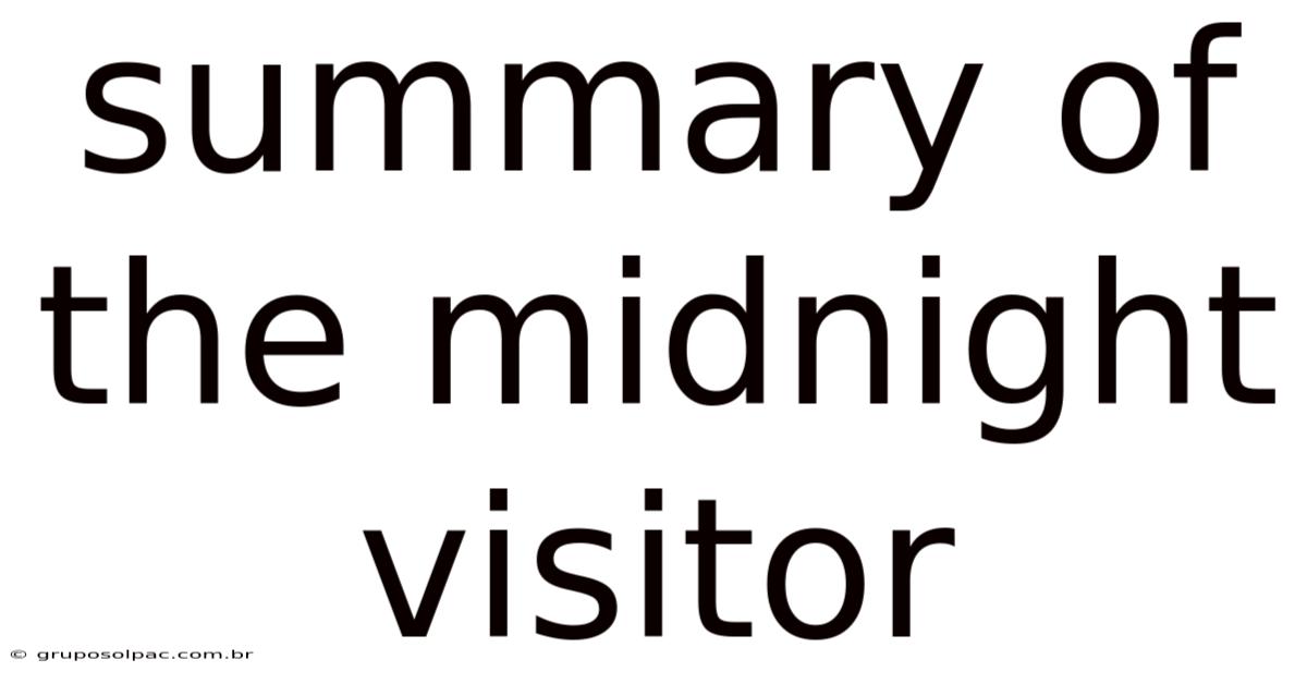 Summary Of The Midnight Visitor